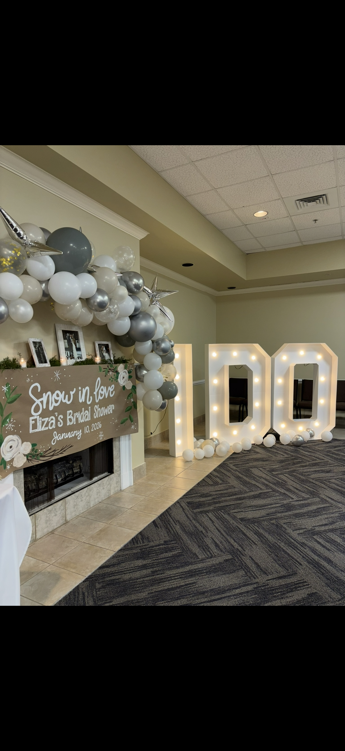 Bridal shower custom event sign